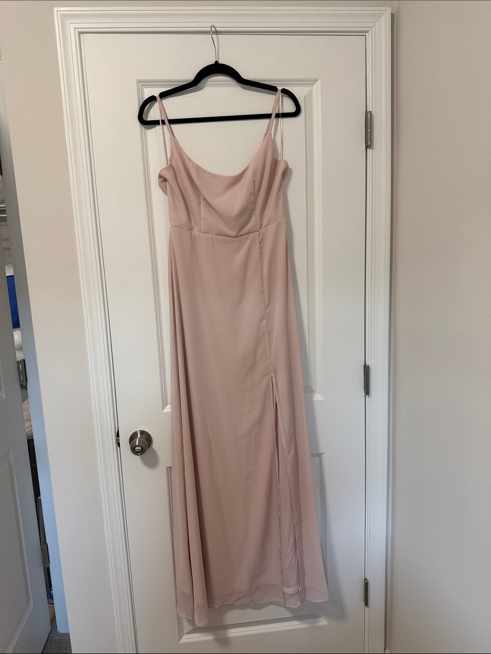Birdy Grey Amy Chiffon Dress - Pale Blush - ONLY WORN ONCE